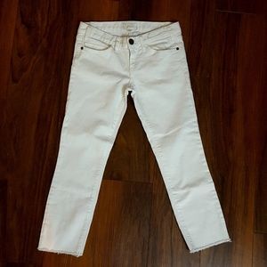 Current/Elliott White Boyfriend Jeans
